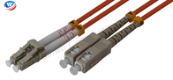 LC UPC SC UPC Fiber Optik Yama Kablosu DX OM1 Fiber Bağlantı Kablosu
