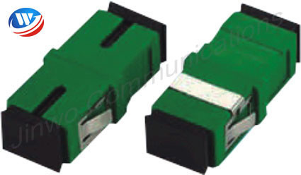 Yeşil Tek Yönlü Tek Modlu Fiber Adaptör LC UPC - SC APC